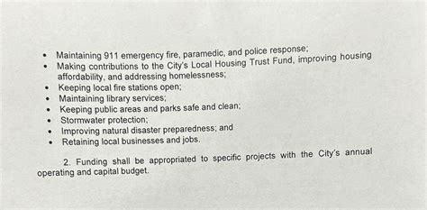 Santa Barbara City Council Finalizes Priority List for Sales Tax .